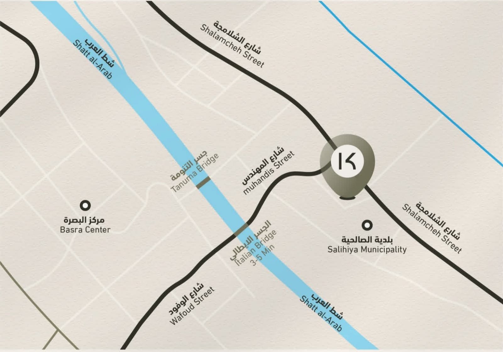 Strategic Location — Shatt Al-Arab, Basra